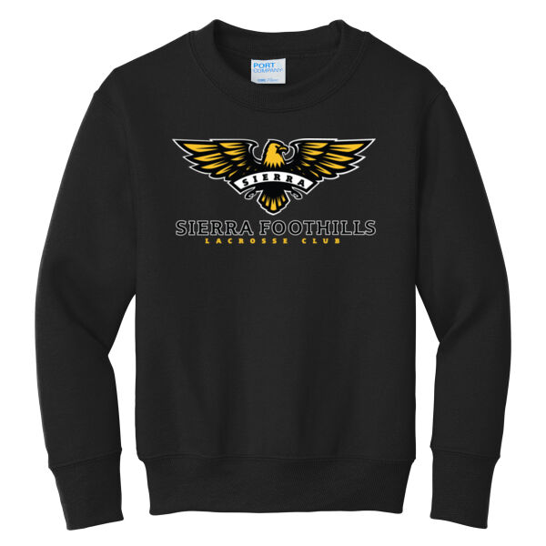 Youth Core SFLC Crewneck Sweatshirt + LAX Sleeve Print Thumbnail